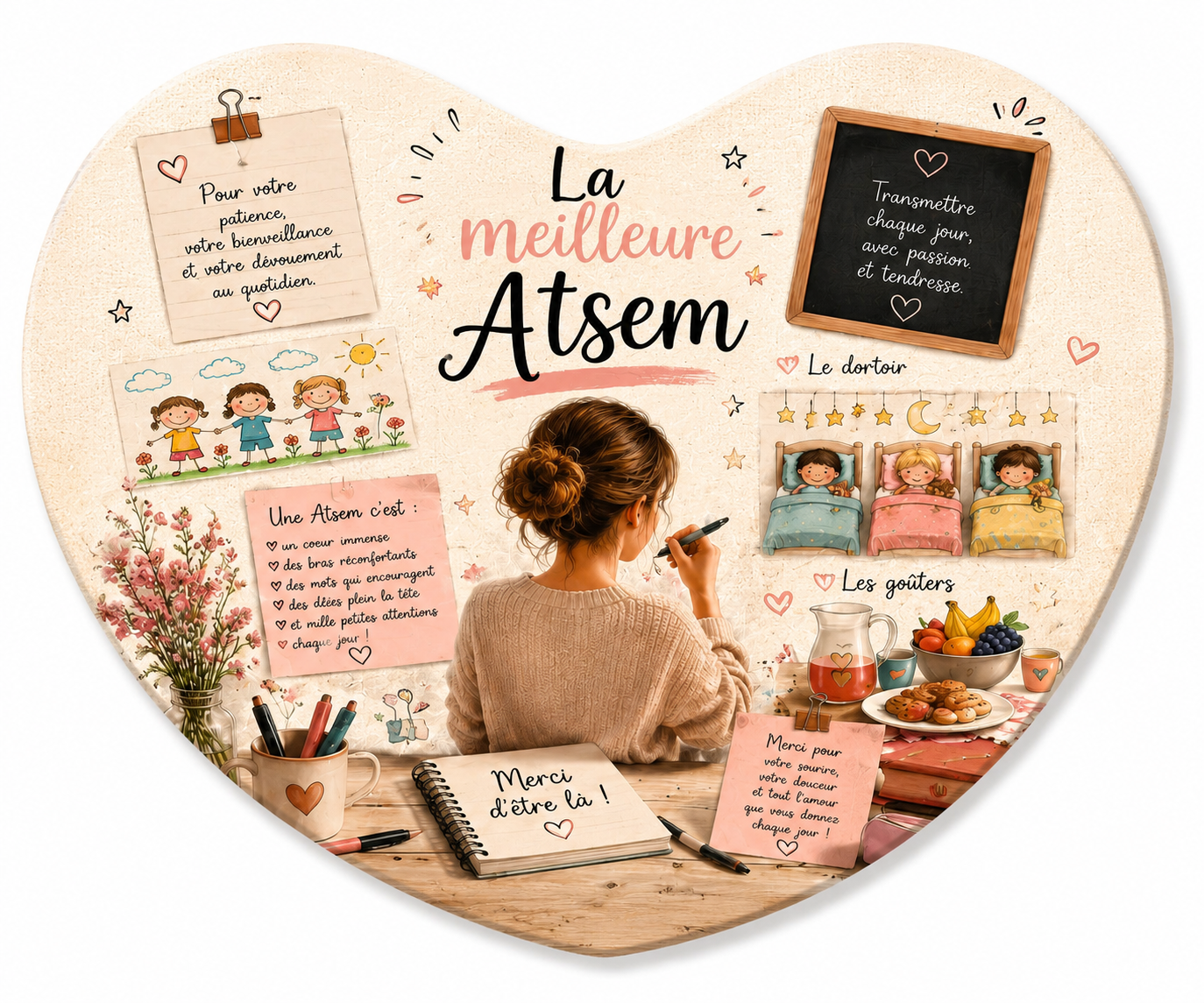 Magnet atsem fin d'année