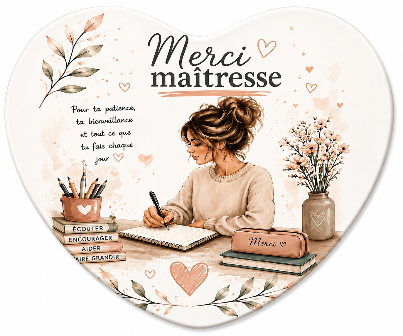 Magnet maitresse fin d'année