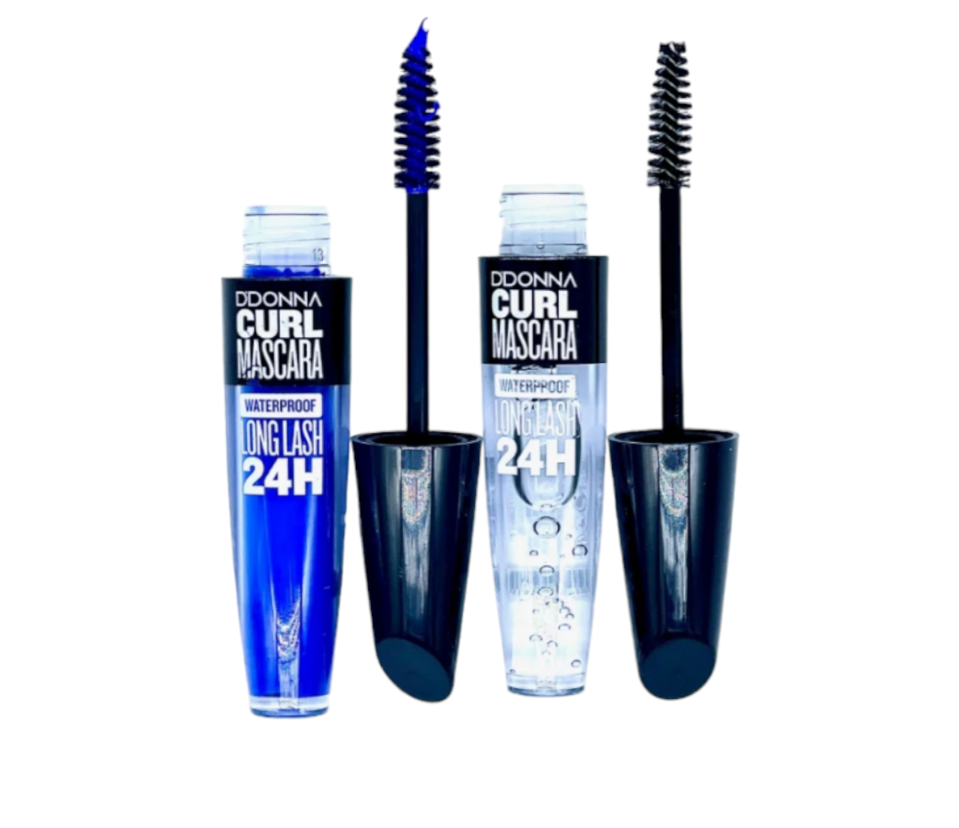 YEUX MASCARA BLEU + TRANSPARENT