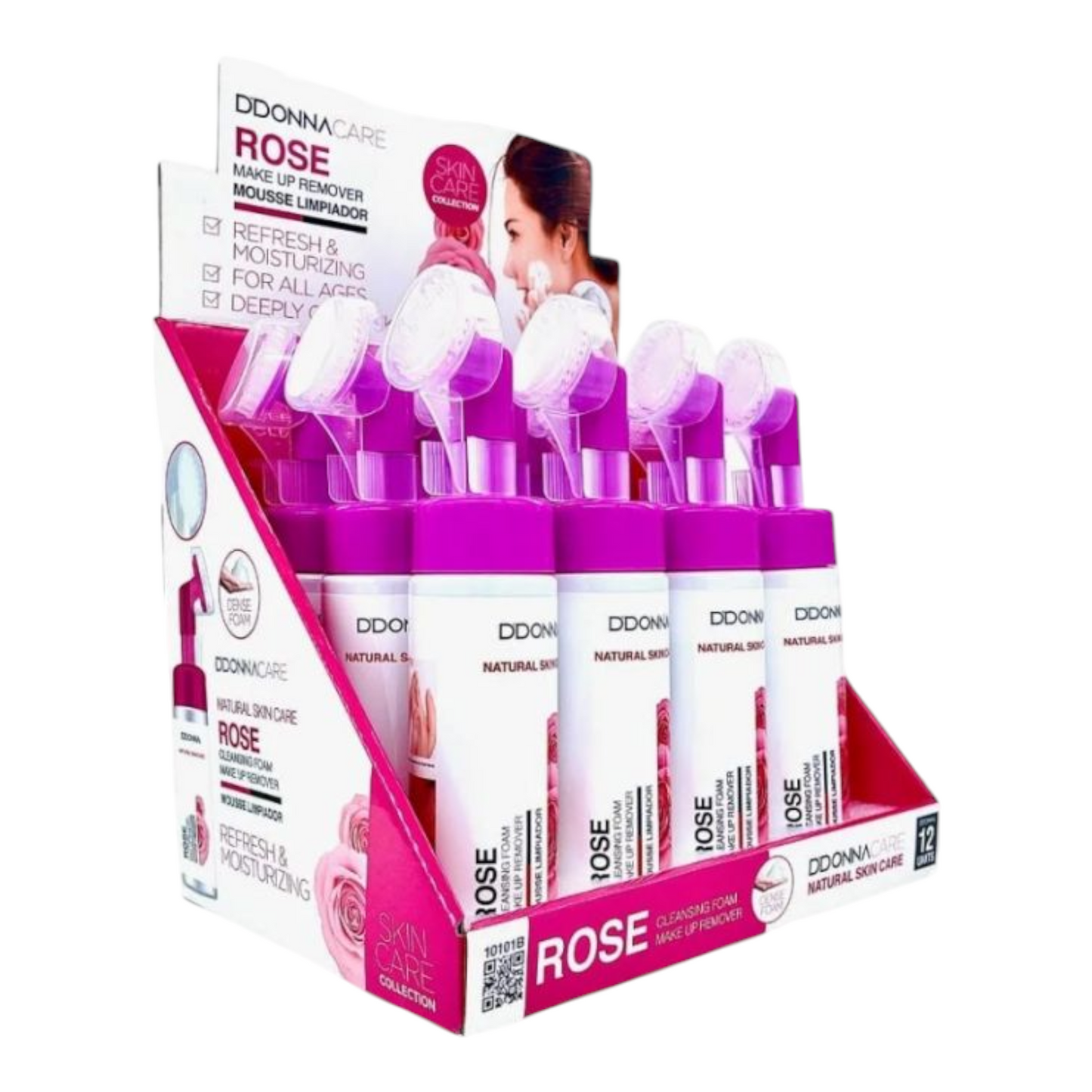 Routine visage MOUSSE NETTOYANTE NATURAL SKIN CARE A LA ROSE