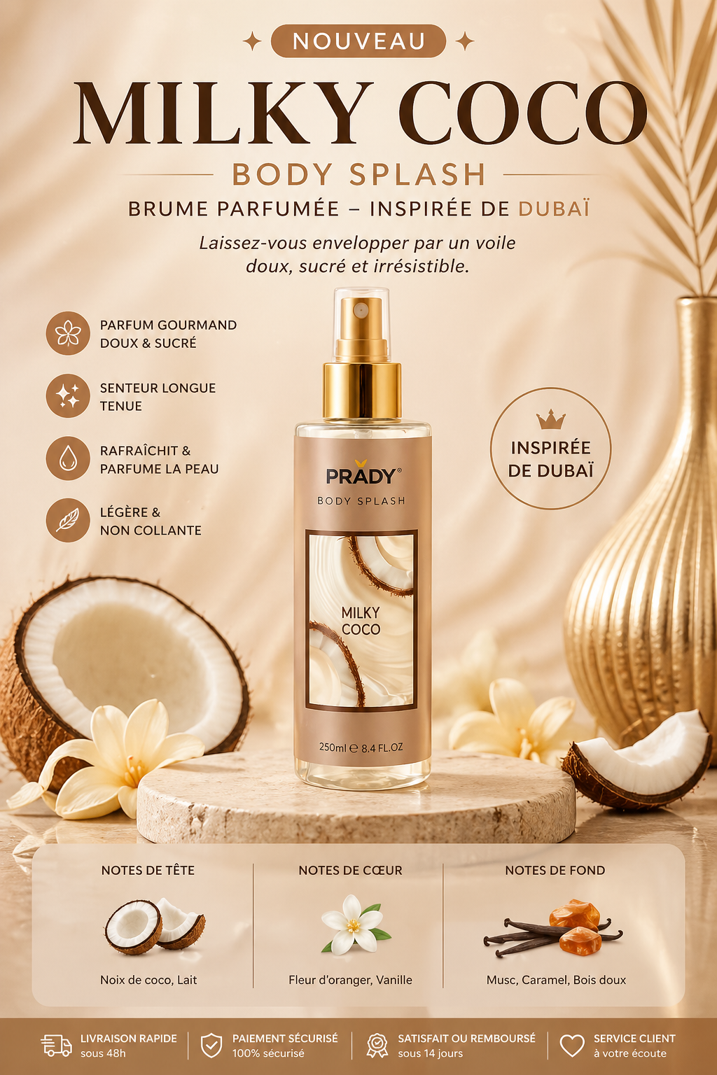 Brume lait coco