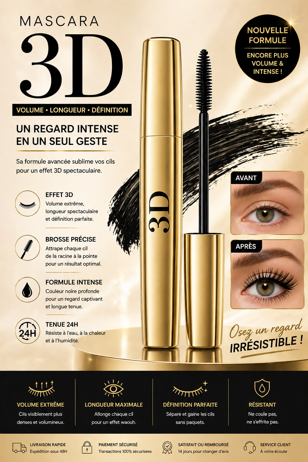 Yeux Mascara 3D