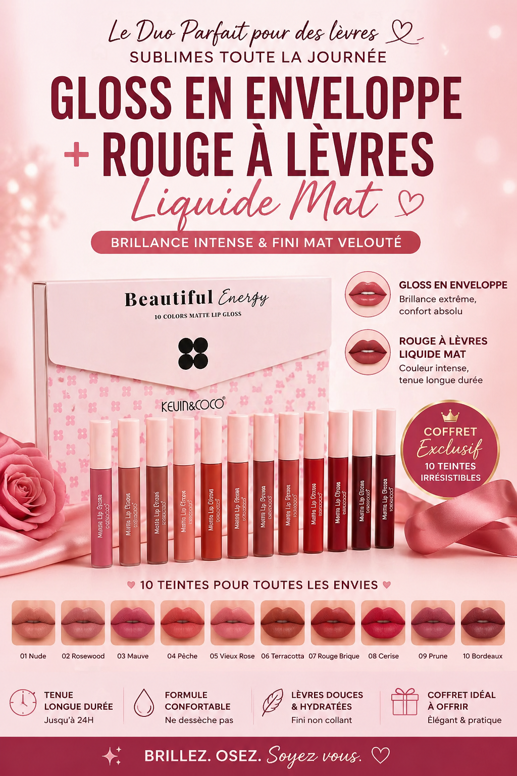 Lèvres Enveloppe GLOSS KEVIN & COCO