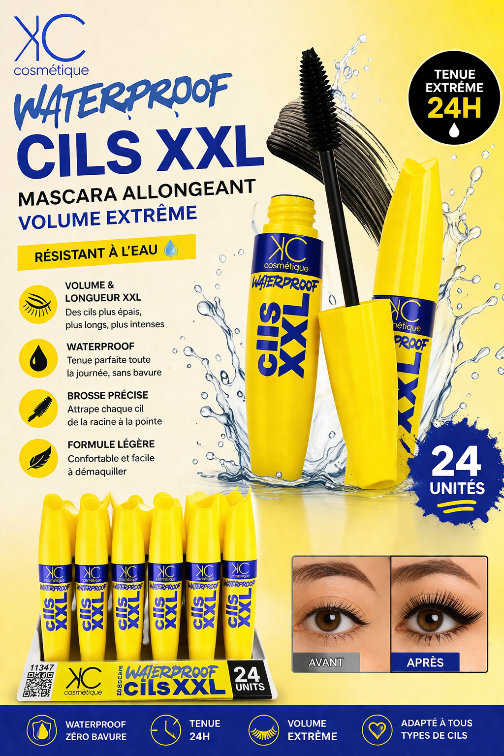 Yeux Macara XXL Noir intense