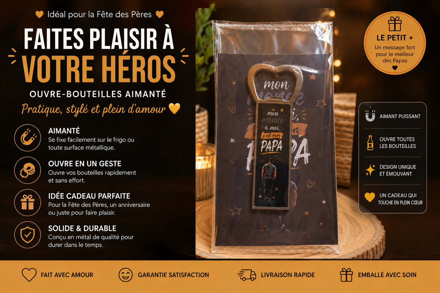 Décapsuleur fête des pères