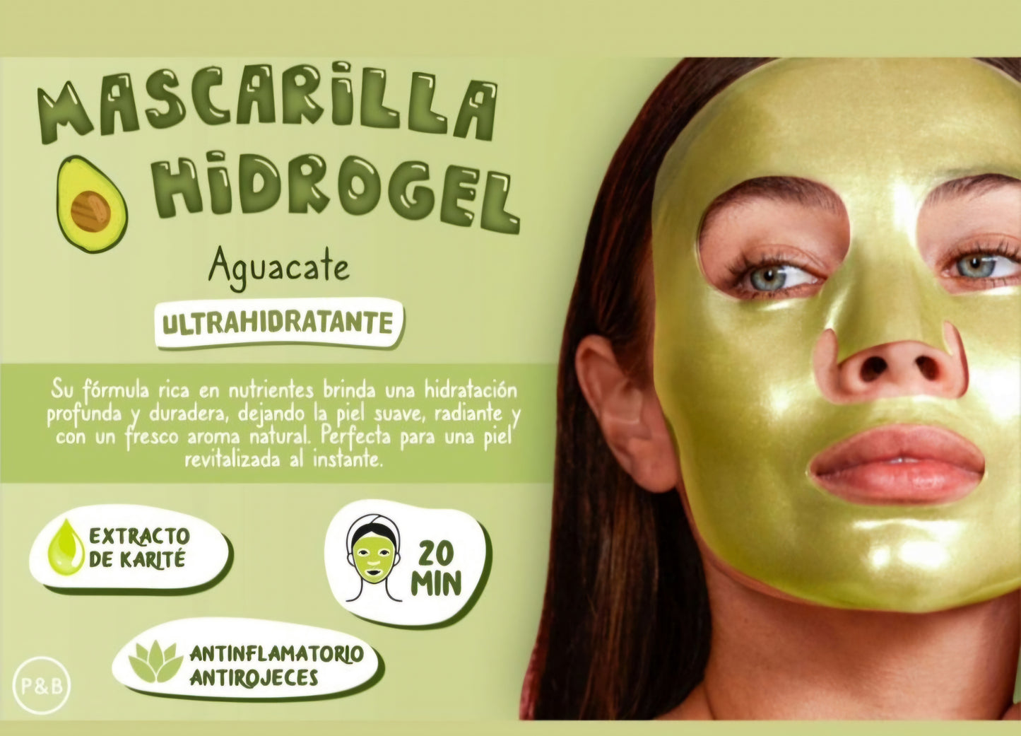 Routine visage MASQUE HYDROGEL THE FRUIT COMPANY