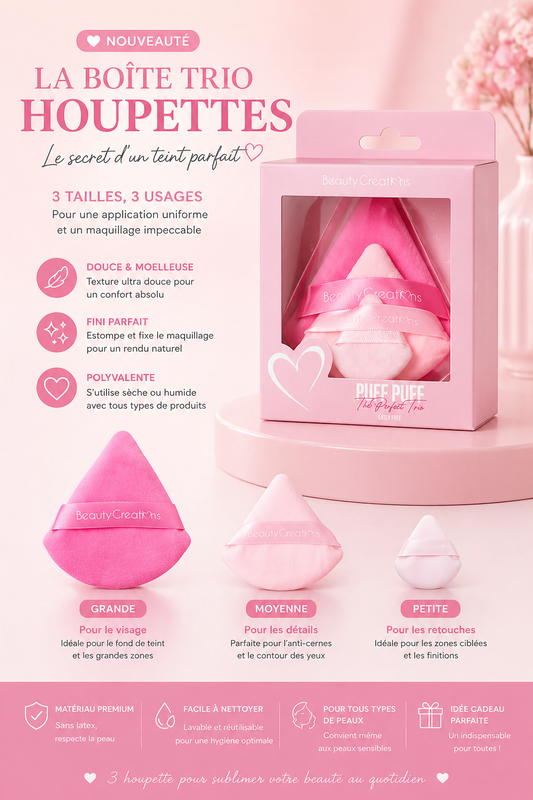 Accessoires houpettes maquillage Feeling Berrylicious – Beauty Creations