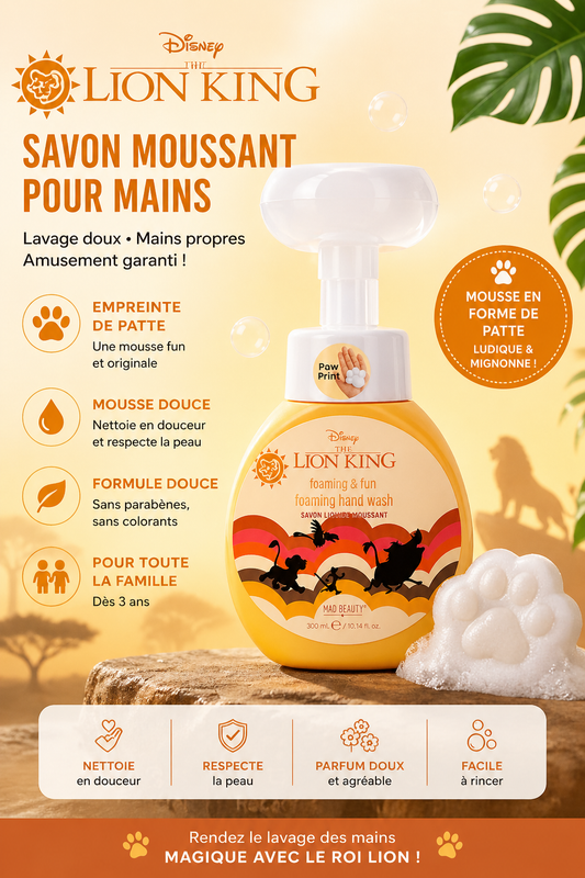 Soins des mains mousse nettoyante
