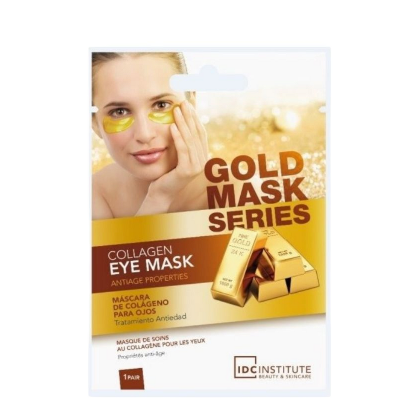 Routine visage Gold Masque Contour des Yeux avec Collagène