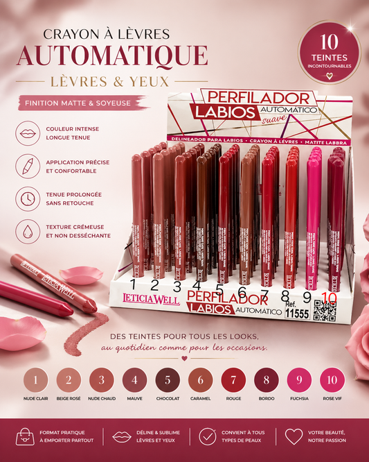 Lèvres Crayon automatique 2 en 1