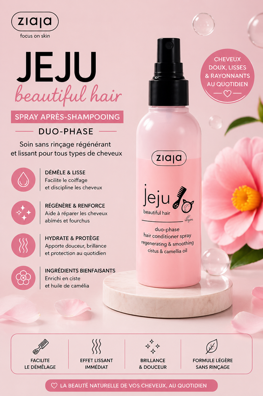 Cheveux femme Spray Démêlant Duo-phase pour Cheveux Secs