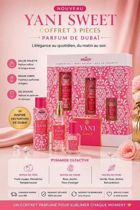 Parfum Dubaï coffret yanis sweet