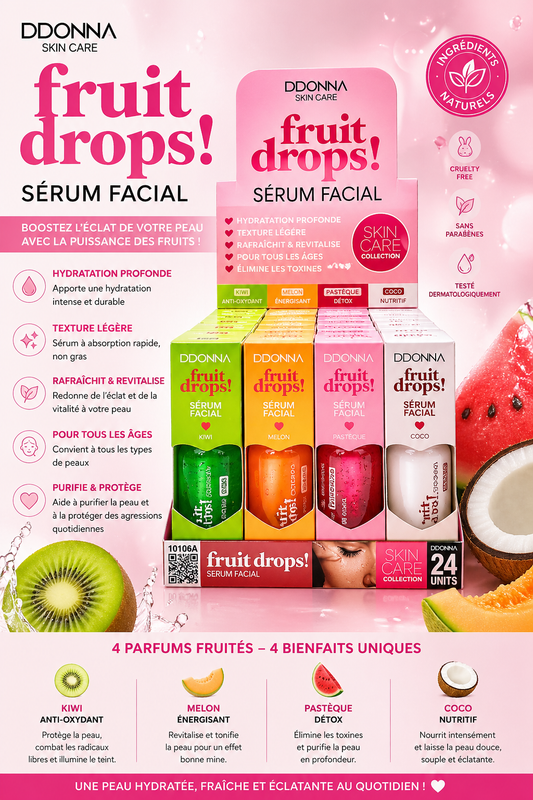 Routine visage SERUM FRUITS DROPS SKINCARE
