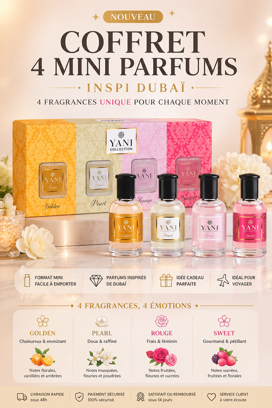 Parfum Dubaï coffret PACK DECOUVERTE YANI PRADY MINI FORMAT 30ML