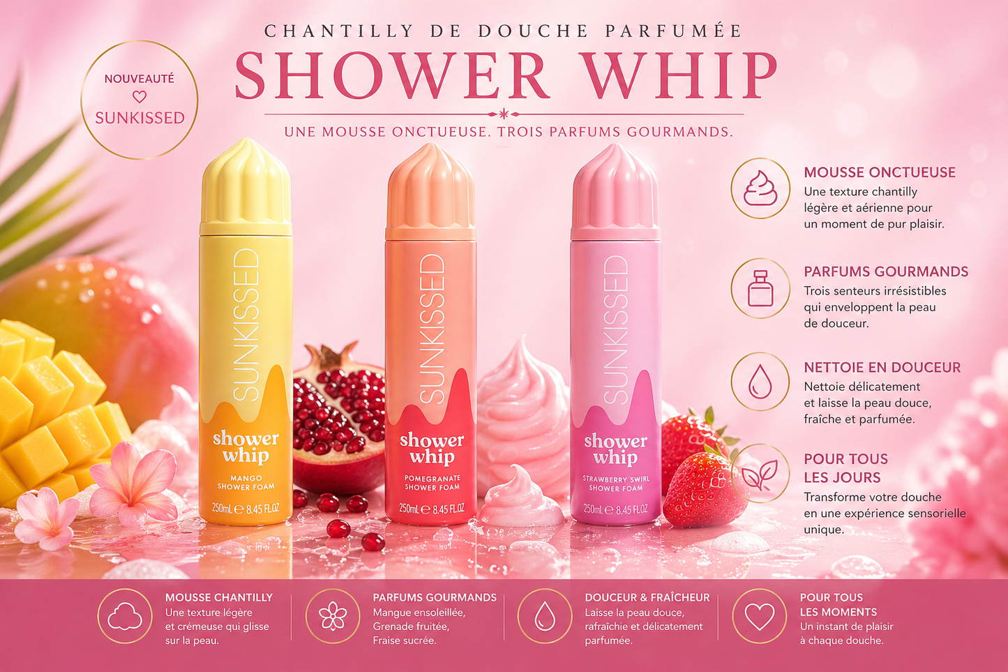 Bain et douche mousse de douche