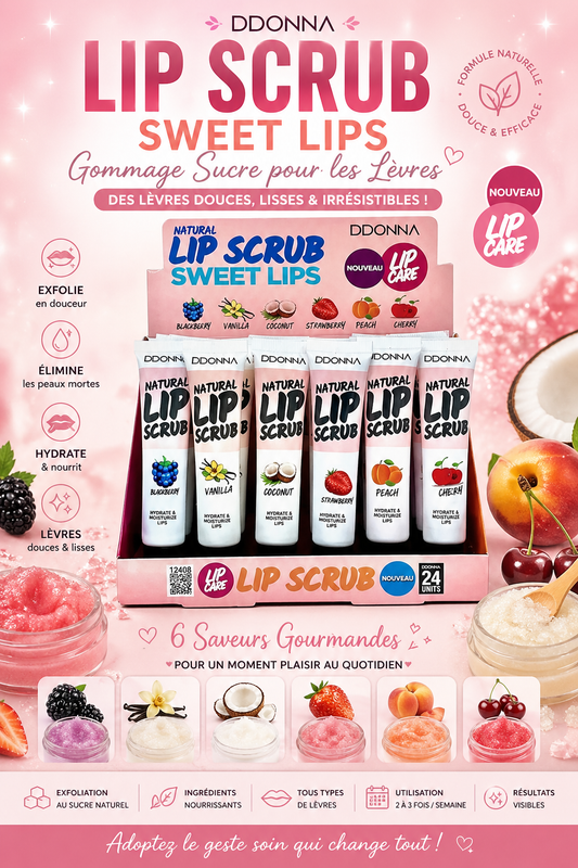 Lèvres LIPS SCRUB FRUITY (Gommage au sucre)