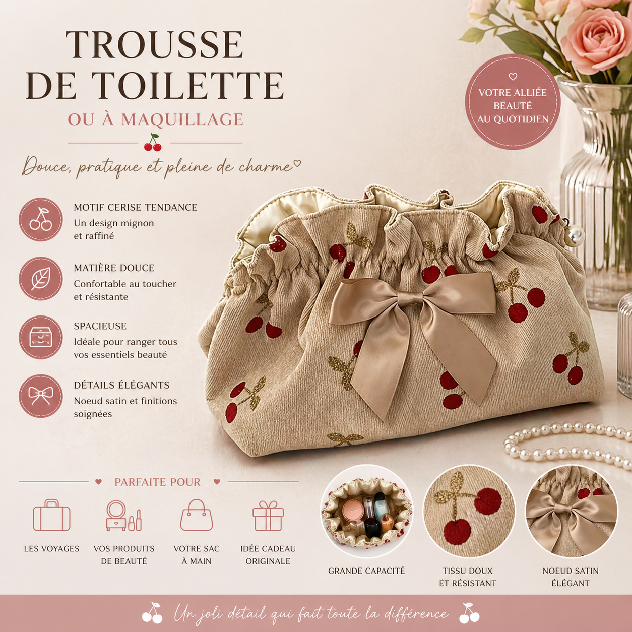 Accessoires trousse à maquillage