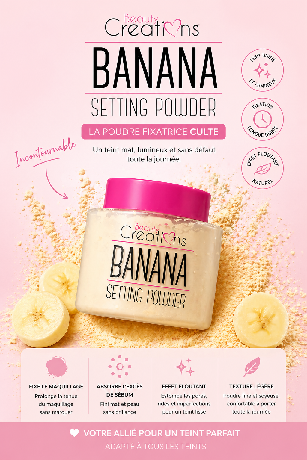 TEINT Poudre fixante à la banane
