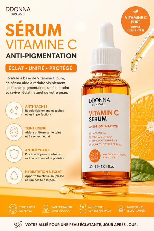 Routine Sérum fascial à la vitamine C