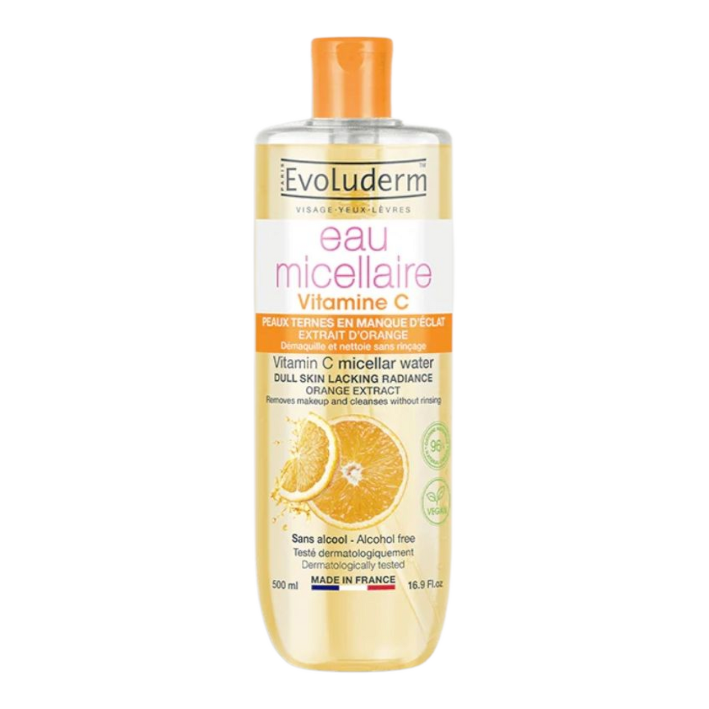 Evoluderm Eau Micellaire Démaquillante Vitamine C