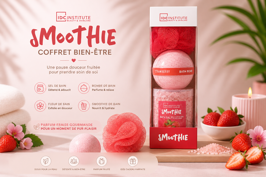 Bain et douche smoothies à la fraise