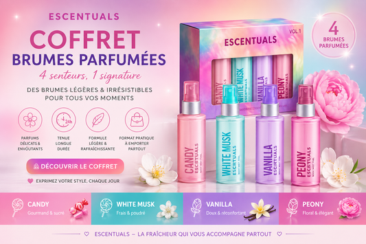 Coffret 4 Mini Brumes Escentuals