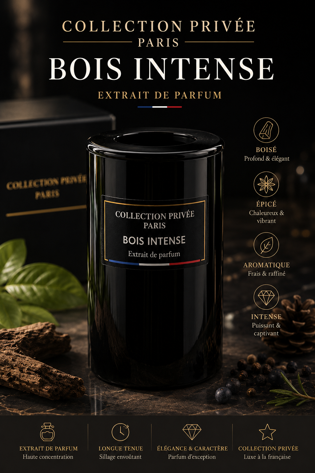 Collection privé homme bois intense