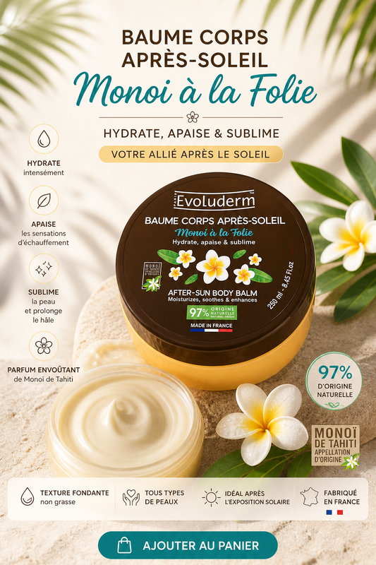 Monoï baume apres soleil