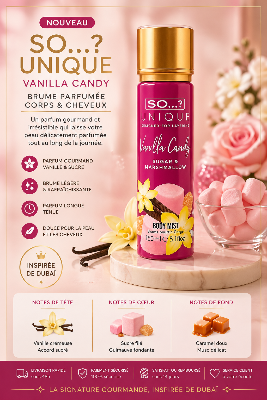 Brume Brume corps vanilla candy So..? unique