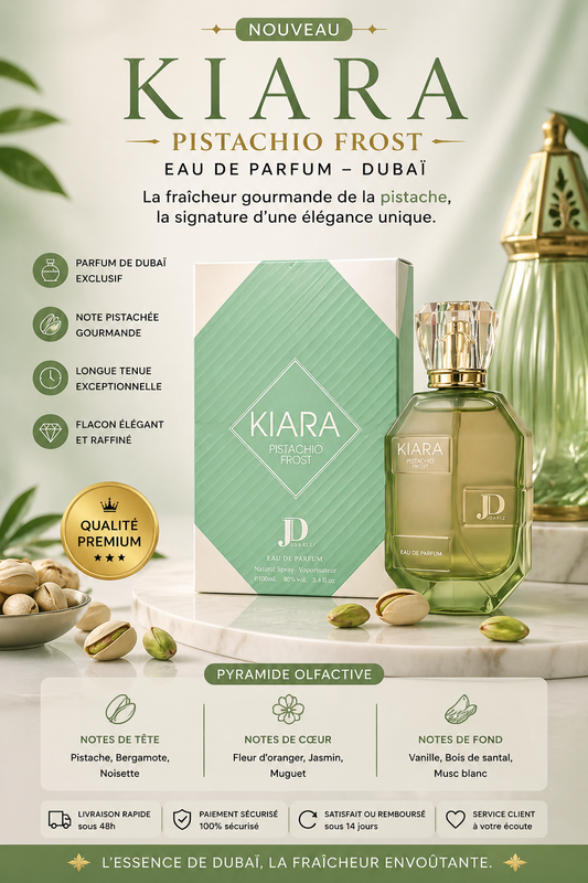 Parfum Dubaï
EAU DE PARFUM KIARA PISTACHIO FROST