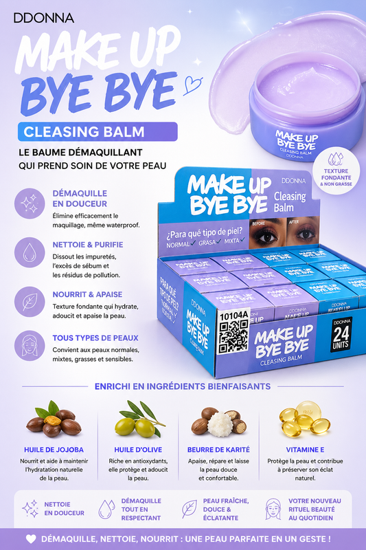 Routine visage BAUME DEMAQUILLANT