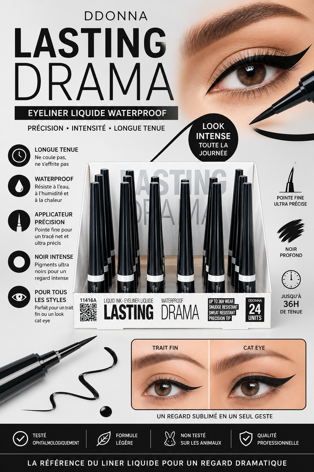 Yeux Eyeliner noir