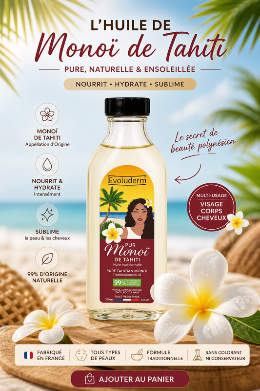 GAMME Pur Monoï de Tahiti Huile Hydratante