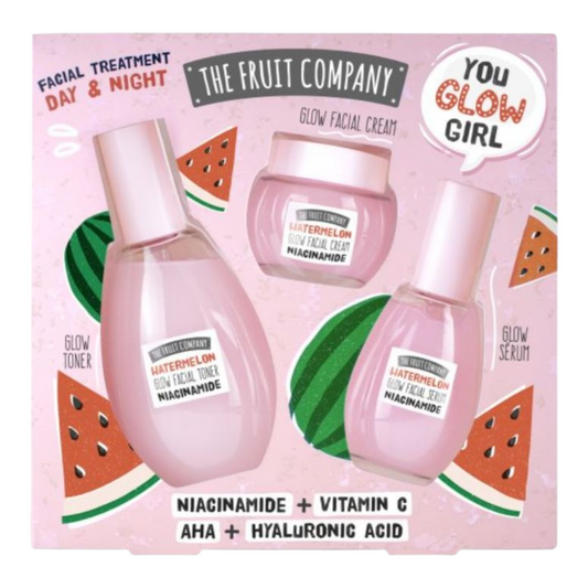 Routine visage Coffret soin visage Glow à la pastèque