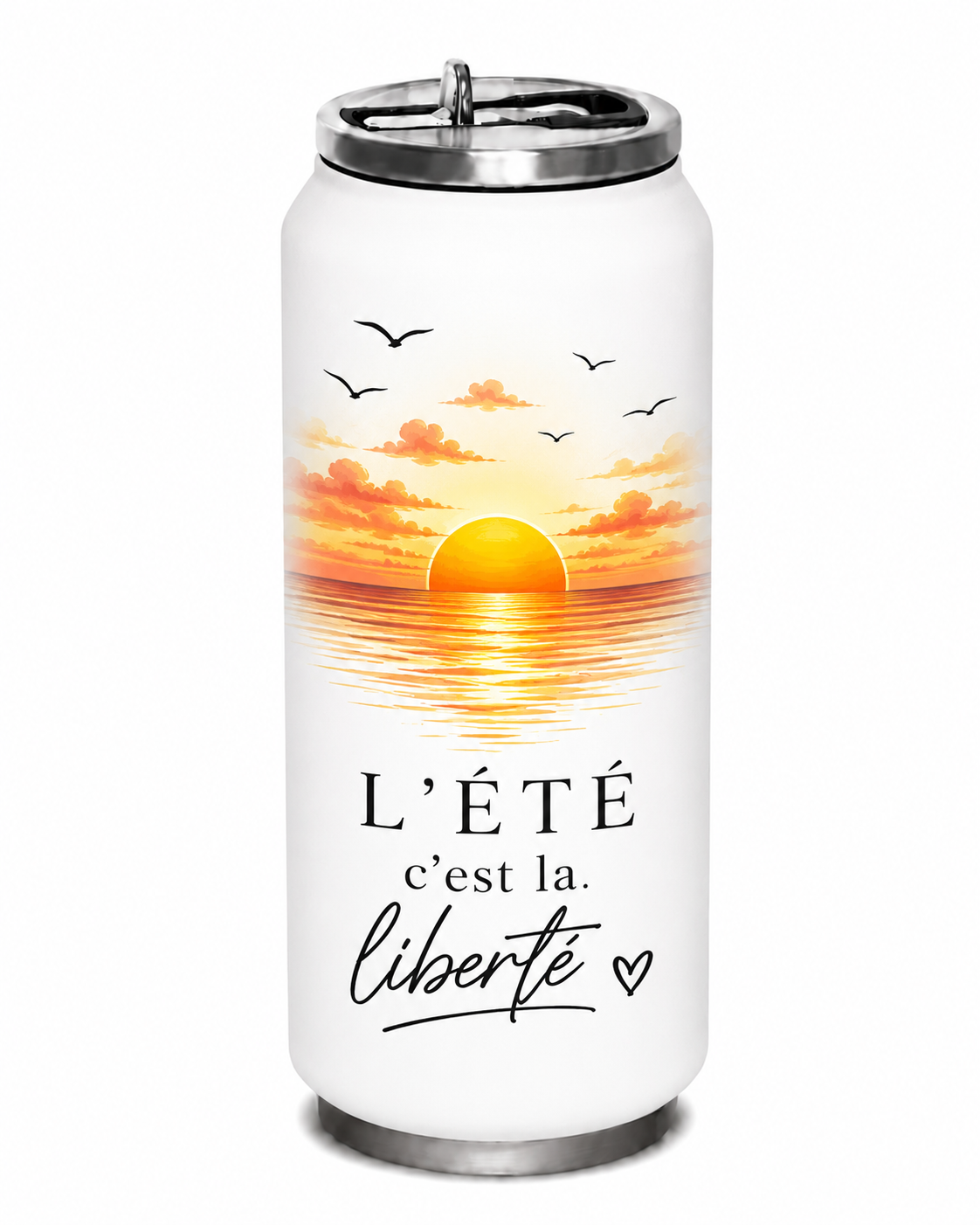 Cannettes isotherme l'été c'est la liberté