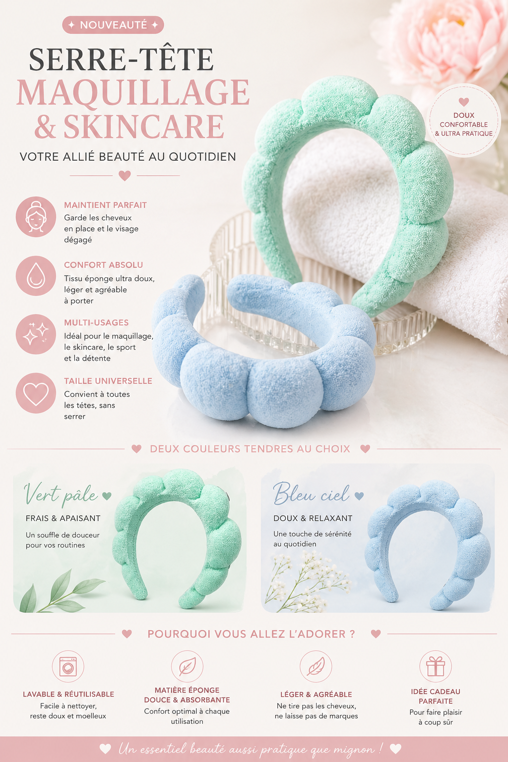 Accessoires Sert tête boule