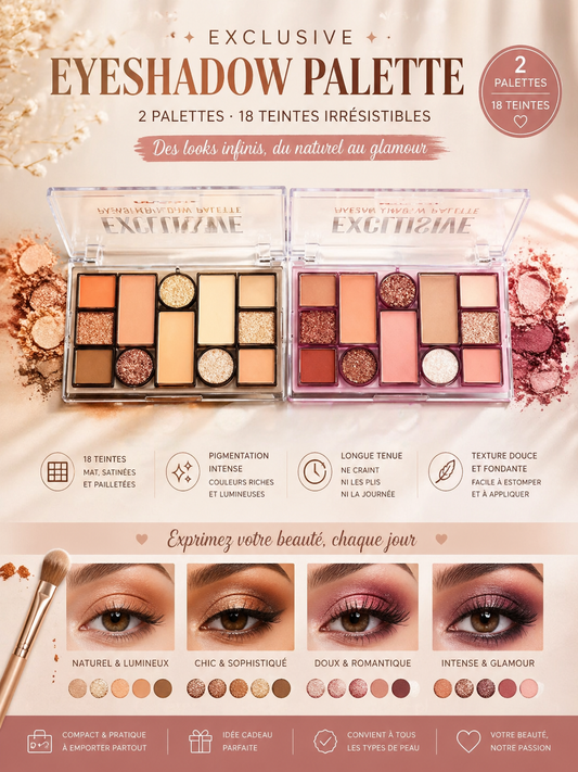 Yeux FARDS À PAUPIÈRES EXCLUSIVE SHADES SHINE