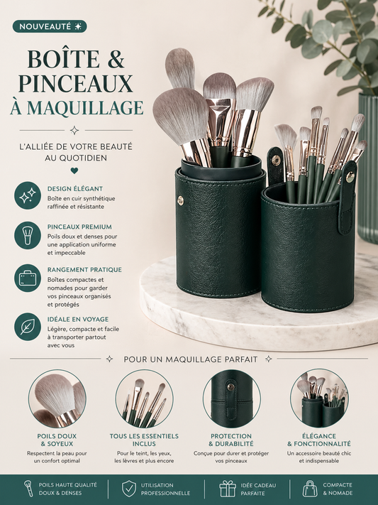 Accessoires Set de 14 pinceaux maquillage