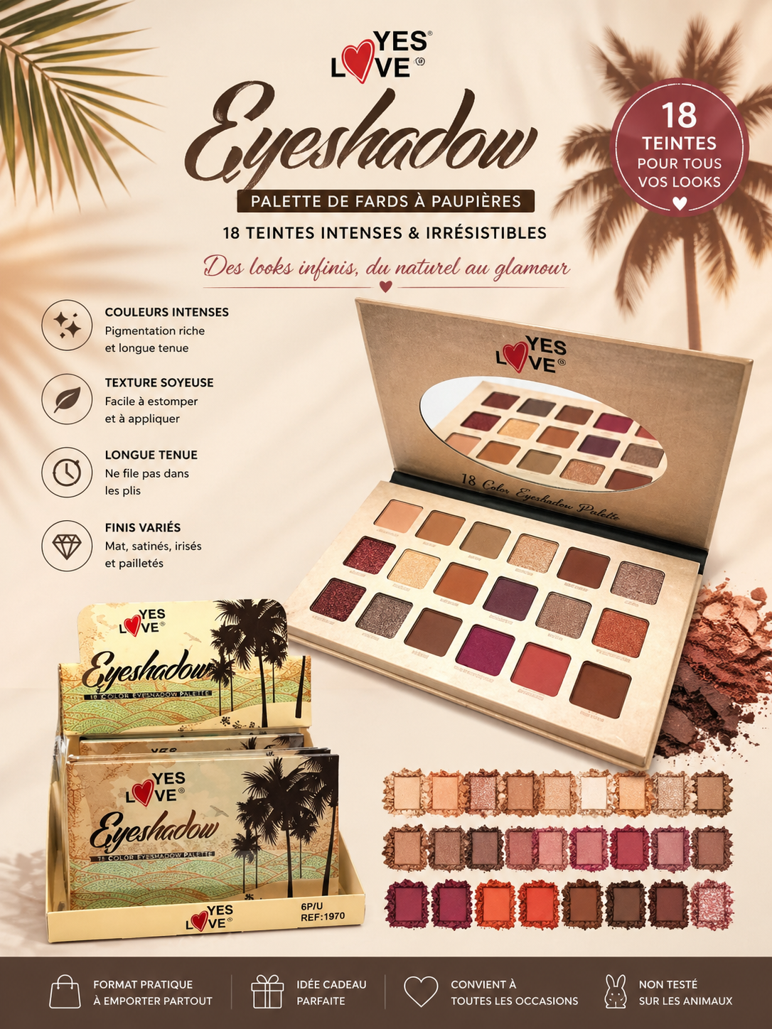 Yeux Palette palmier