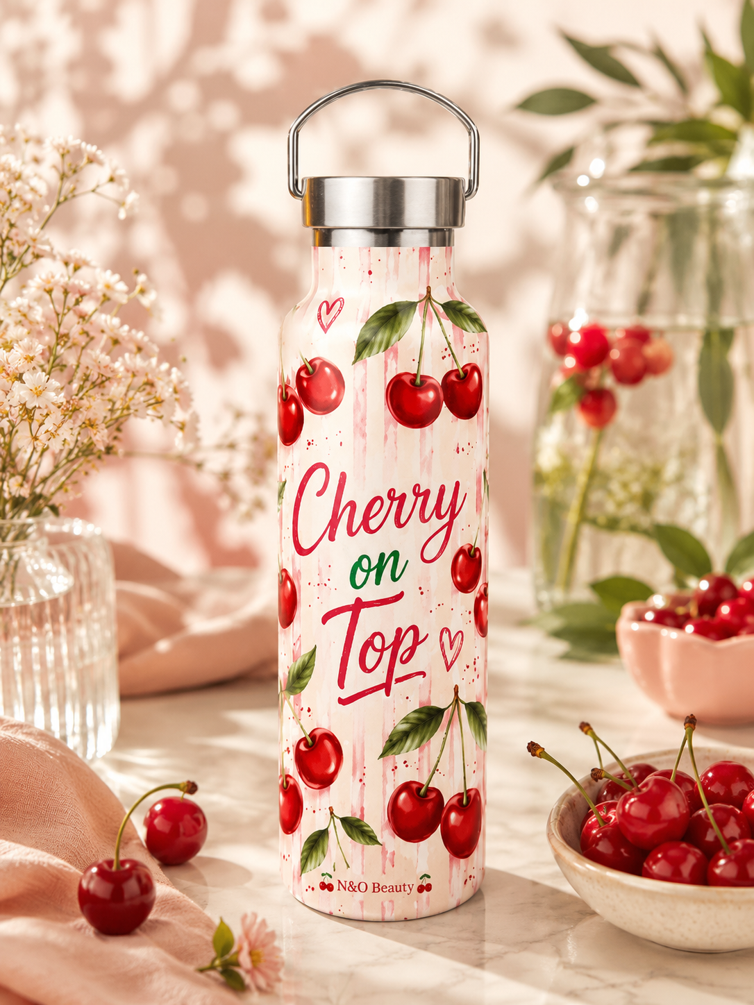 Gourde isotherme Cherry on top été