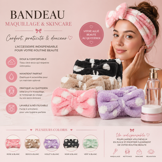 Accessoires bandeaux maquillage