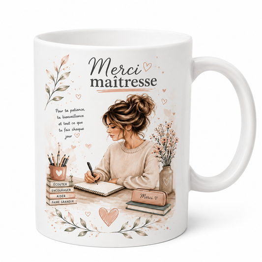 Mug maitresse fin année