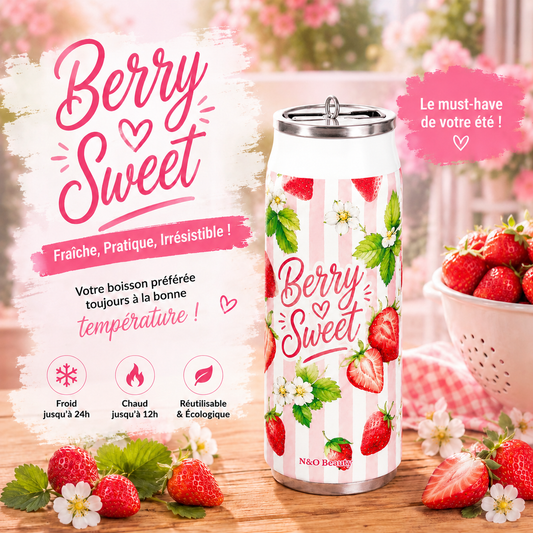 Cannettes isotherme Berry Sweet été