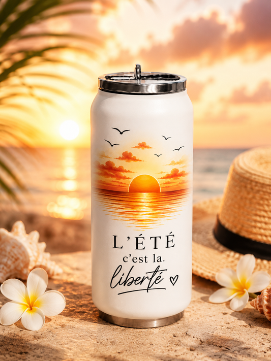 Cannettes isotherme l'été c'est la liberté