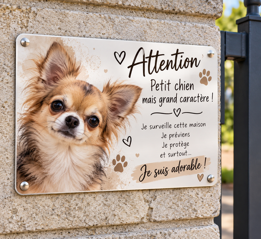 Plaque en aluminium